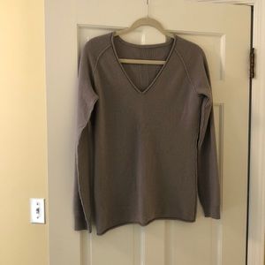 Grey cashmere women’s sweater